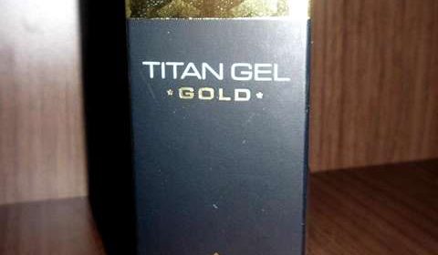 Внешний вид упаковки Titan Gel Gold для мужчин